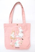 PINK HOUSE / クッキーラビッツプリントバッグ F ピンク Y-25-10-05-090-LO-BG-SZ-ZY