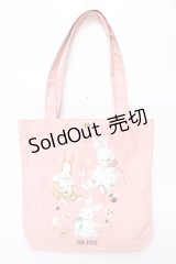 PINK HOUSE / クッキーラビッツプリントバッグ F ピンク Y-25-10-05-090-LO-BG-SZ-ZY