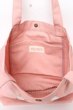 画像3: PINK HOUSE / クッキーラビッツプリントバッグ F ピンク Y-25-10-05-090-LO-BG-SZ-ZY