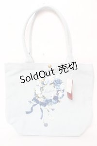 PINK HOUSE / ローズリースプリントバッグ  サックス Y-25-10-05-091-LO-BG-SZ-ZY