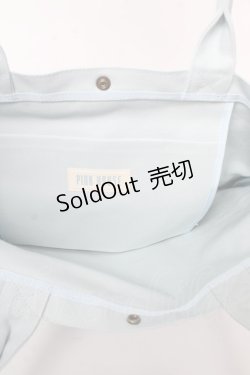 画像3: PINK HOUSE / ローズリースプリントバッグ  サックス Y-25-10-05-091-LO-BG-SZ-ZY