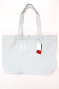 PINK HOUSE / カラフルロゴプリントトートバッグ  サックス Y-25-10-05-096-LO-BG-SZ-ZY