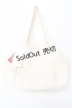 画像1: PINK HOUSE / ロゴ刺繍入りローンバッグ F 生成り Y-25-10-05-100-LO-BG-SZ-ZY
