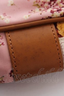画像4: PINK HOUSE / テディ×勿忘草柄バッグ  ピンク Y-25-10-05-103-LO-BG-SZ-ZY