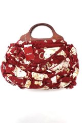 PINK HOUSE / ティーカッププリントハンドルバッグ F ピンク Y-25-10-05-104-LO-BG-SZ-ZY