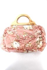 PINK HOUSE / ティーカッププリントハンドルバッグ F ボルドー Y-25-10-05-106-LO-BG-SZ-ZY