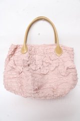 PINK HOUSE / リボン付きフリルバッグ F ピンク Y-25-10-05-108-LO-BG-SZ-ZY