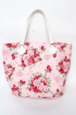 画像2: BABY,THE STARS SHINE BRIGHT / シュガーブーケ〜永遠の乙女の憧れ〜柄バケツ型Bag  ピンク Y-25-10-05-111-BA-BG-SZ-ZY