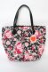 画像1: BABY,THE STARS SHINE BRIGHT / シュガーブーケ〜永遠の乙女の憧れ〜柄バケツ型Bag  黒 Y-25-10-05-112-BA-BG-SZ-ZY (1)