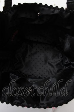 画像3: BABY,THE STARS SHINE BRIGHT / シュガーブーケ〜永遠の乙女の憧れ〜柄バケツ型Bag  黒 Y-25-10-05-112-BA-BG-SZ-ZY