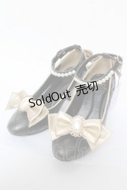 画像1: Angelic Pretty / Victorian Ribbonシューズ S 黒 Y-25-10-05-118-AP-SH-SZ-ZY