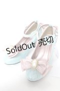 Angelic Pretty / Victorian Ribbonシューズ S サックス Y-25-10-05-119-AP-SH-SZ-ZY