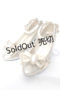 Angelic Pretty / Victorian Ribbonシューズ S ゴールド Y-25-10-05-120-AP-SH-SZ-ZY