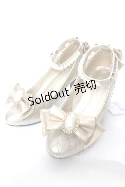 画像1: Angelic Pretty / Victorian Ribbonシューズ S ゴールド Y-25-10-05-120-AP-SH-SZ-ZY
