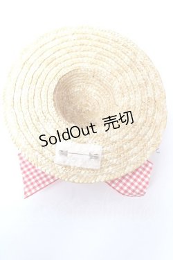 画像3: PINK HOUSE / Straw-berry Hat コサージュ   Y-25-10-05-014-LO-ZA-SZ-ZY
