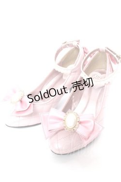 画像1: Angelic Pretty / Victorian Ribbonシューズ S ピンク Y-25-10-05-121-AP-SH-SZ-ZY