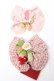 画像1: PINK HOUSE / Berry Roseモチーフ付き2種リボンブローチセット  ピンク Y-25-10-05-015-LO-AC-SZ-ZY (1)