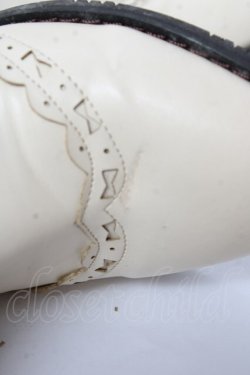 画像5: Innocent World / ロゴ刺繍スカラップショートブーツ S アイボリー Y-25-10-05-122-IW-SH-SZ-ZY