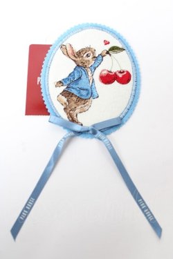 画像1: PINK HOUSE / PETER RABBIT ワッペンブローチ  ブルー Y-25-10-05-020-LO-ZA-SZ-ZY