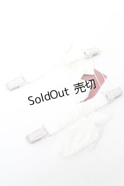 画像2: PINK HOUSE / リボン付きたくし上げベルトクリップ2個セット  白 Y-25-10-05-024-LO-ZA-SZ-ZY