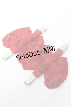 画像2: PINK HOUSE / リボン付きたくし上げベルトクリップ2個セット  赤 Y-25-10-05-027-LO-ZA-SZ-ZY