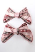 PINK HOUSE / 【 PINK HOUSE × misako aoki 】リボンヘアクリップセット  ピンク Y-25-10-05-030-LO-AC-SZ-ZY