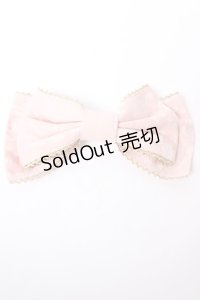 Angelic Pretty / ホイップジャガードリボンバレッタ  ピンク Y-25-10-05-034-AP-ZA-SZ-ZY