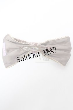 画像2: Angelic Pretty / ホイップジャガードリボンバレッタ  ブラウン Y-25-10-05-035-AP-ZA-SZ-ZY