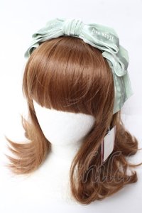 PINK HOUSE / リボンモチーフ付きカチューシャ  グリーン Y-25-10-05-037-LO-AC-SZ-ZY