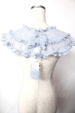 画像2: PINK HOUSE / ポルカドットチュールティペット  サックス Y-25-10-05-040-LO-ZA-SZ-ZY