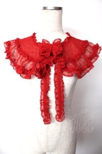 PINK HOUSE / ポルカドットチュールティペット  赤 Y-25-10-05-041-LO-ZA-SZ-ZY