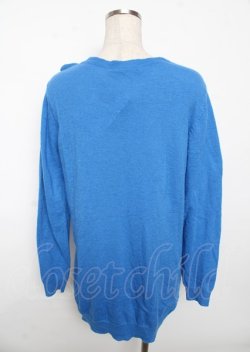 画像2: Candy Stripper / POP UP RABBIT KNIT ONEPIECE  青 Y-25-10-06-042-PU-OP-SZ-ZY
