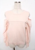 axes femme / レイヤード風ニット F ピンク Y-25-10-06-045-AX-TO-SZ-ZY