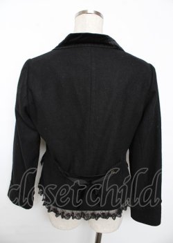 画像2: axes femme / ベストドッキングテーラージャケット M 黒 Y-25-10-06-055-AX-JA-SZ-ZY