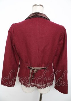 画像2: axes femme / ベストドッキングテーラージャケット M ワイン Y-25-10-06-056-AX-JA-SZ-ZY