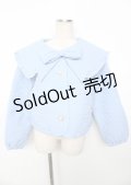 axes femme POETIQUE / フラワーキルティングブルゾン M ブルー Y-25-10-06-057-AX-JA-SZ-ZI