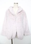 axes femme / ふわふわファーコート M 淡ピンク Y-25-10-06-063-AX-JA-SZ-ZY