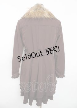 画像2: axes femme / スリットトレンチコート  ブラウン Y-25-10-06-065-AX-CO-SZ-ZI