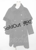 axes femme POETIQUE / ケープ付きコート M 黒 Y-25-10-06-067-AX-CO-SZ-ZY
