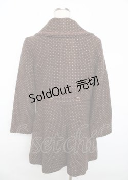画像2: axes femme / ラメドットコート  ブラウン Y-25-10-06-069-AX-CO-SZ-ZY