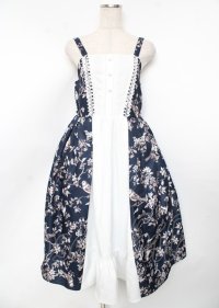 axes femme kawaii / カトルオワジヨンジャンスカ  紺 Y-25-10-06-078-AX-OP-SZ-ZY