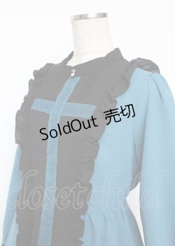 画像3: axes femme POETIQUE / レースクロスシスターワンピース M Bグリーン Y-25-10-06-080-AX-OP-SZ-ZI