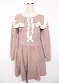 Ank Rouge / ニットワンピース  ピンク Y-25-10-06-085-CA-OP-SZ-ZY