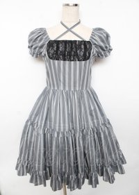 Victorian maiden / クラシカルレジメンタルフラワーチュールドレス  アッシュ Y-25-10-06-091-CL-OP-SZ-ZY