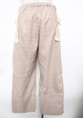 画像2: merry jenny / スパンコールポケットチェックパンツ F ベージュ Y-25-10-06-098-LO-PA-SZ-ZT580 (2)