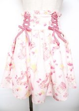 LIZ　LISA / スウィートコンフィチュールスカート  ピンク Y-25-10-06-101-LO-SK-SZ-ZY