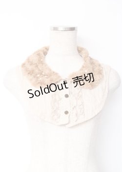 画像1: axes femme / 付け襟  ベージュ Y-25-10-06-014-AX-ZA-SZ-ZY