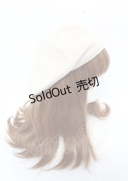 画像4: axes femme / オーガンジーリボンベレー 57.5cm 生成り Y-25-10-06-018-AX-AC-SZ-ZT-K004