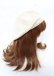 画像4: axes femme / オーガンジーリボンベレー 57.5cm 生成り Y-25-10-06-018-AX-AC-SZ-ZY (4)