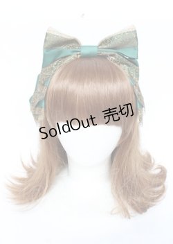 画像1: Innocent World / オーガンジーリボンカチューシャ  グリーン Y-25-10-06-022-IW-AC-SZ-ZT0304W